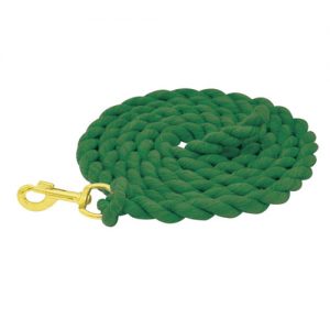 Cotton Lead with Brass Plated Bolt Snap