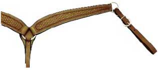 Basket Tooled Breast Collar by Billy Cook Saddlery