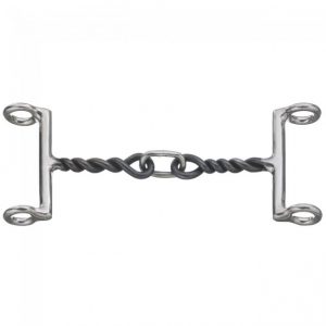 5” Gag Bit 3 Piece Mouth Twisted Snaffle