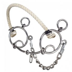 Tough-1 Combination Rope Nose and Snaffle Mouth