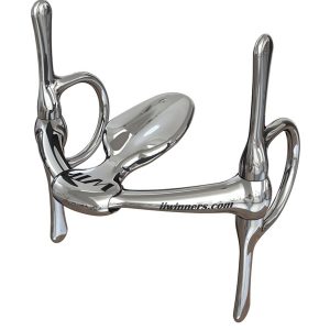 WTP (Winning Tongue Plate) Full Cheek Bit with Extended Plate