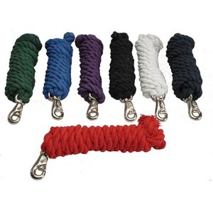 Cotton Lead Rope with Bull Snap